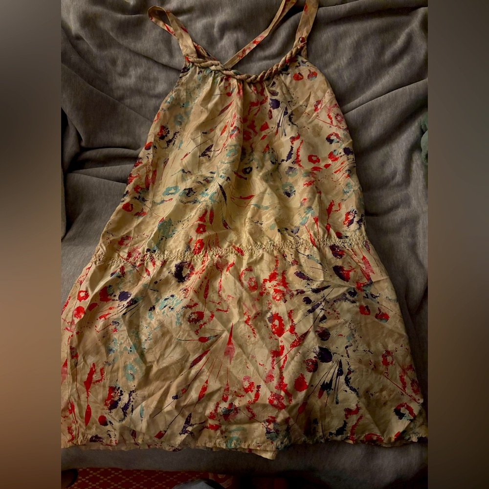 Guess 100% Silk Vintage Mini Dress